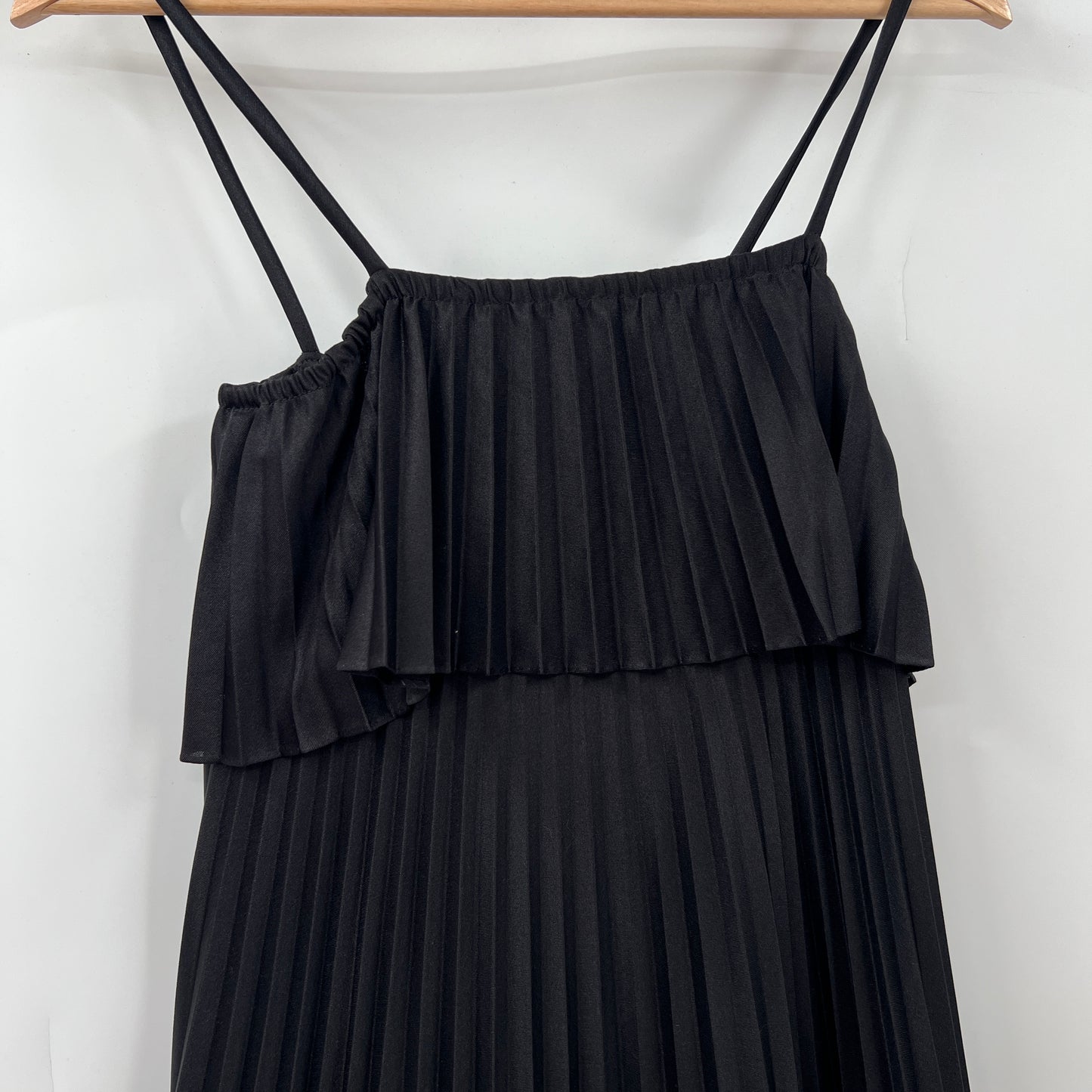 Vintage Pleated Maxi Dress