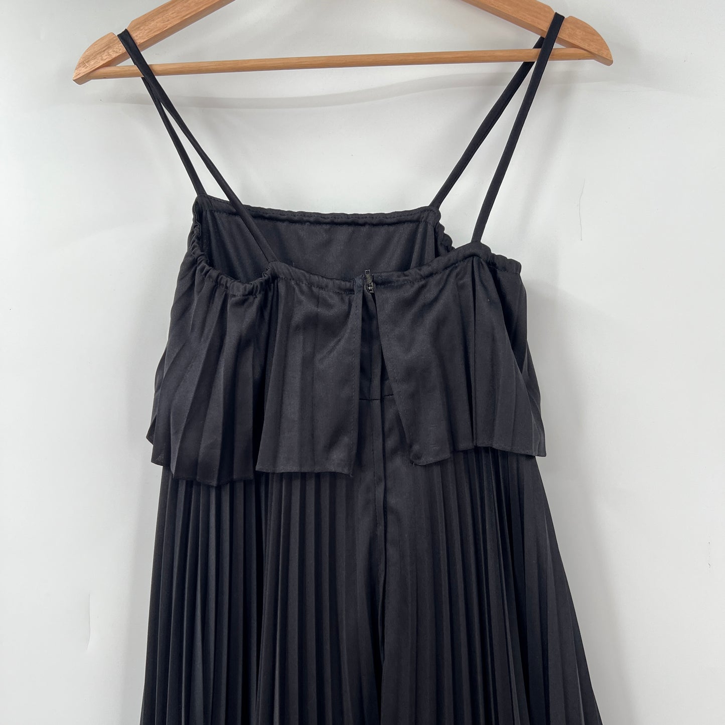 Vintage Pleated Maxi Dress