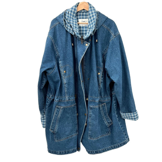 Vintage Denims Denim Hooded Chore Coat 4X