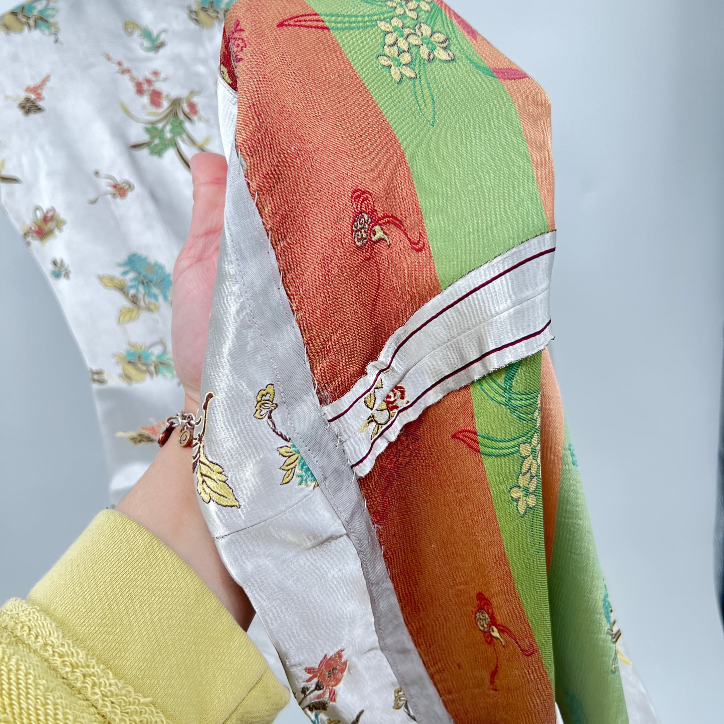 Vintage Floral Printed Cheongsam Dress