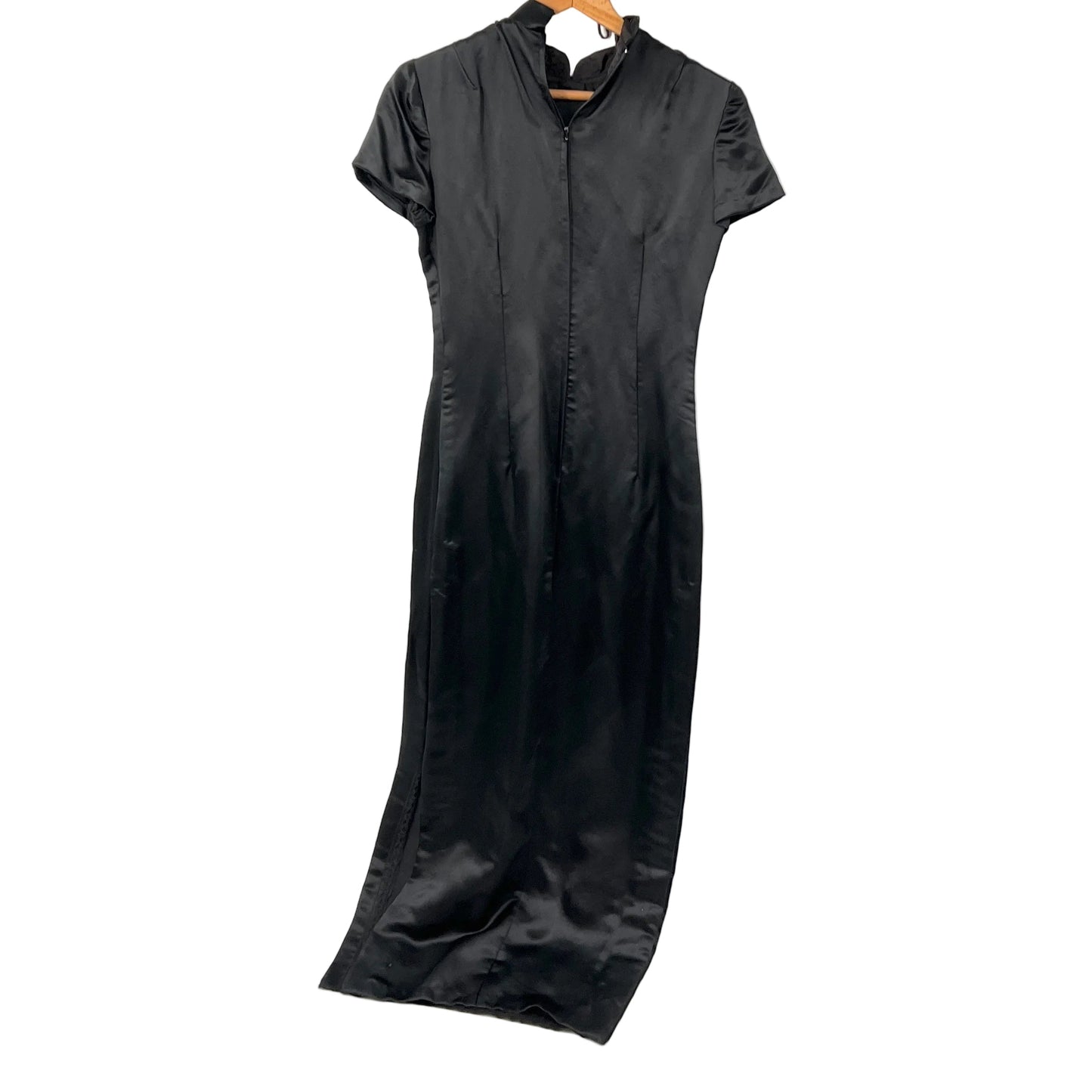 Vintage Embroidered Silk Cheongsam Dress