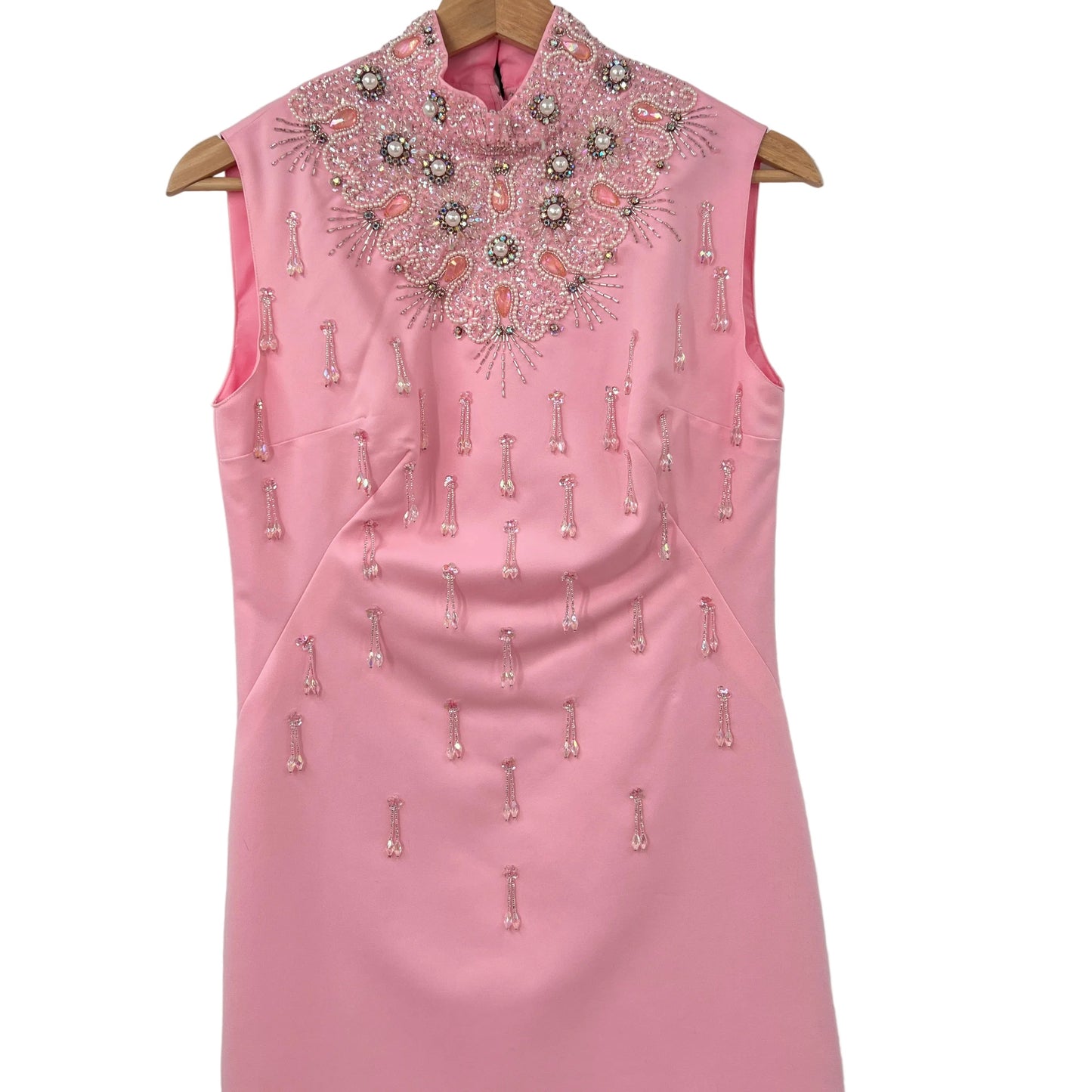 Vintage Cheonsang Embelished Dress/Tunic Pink