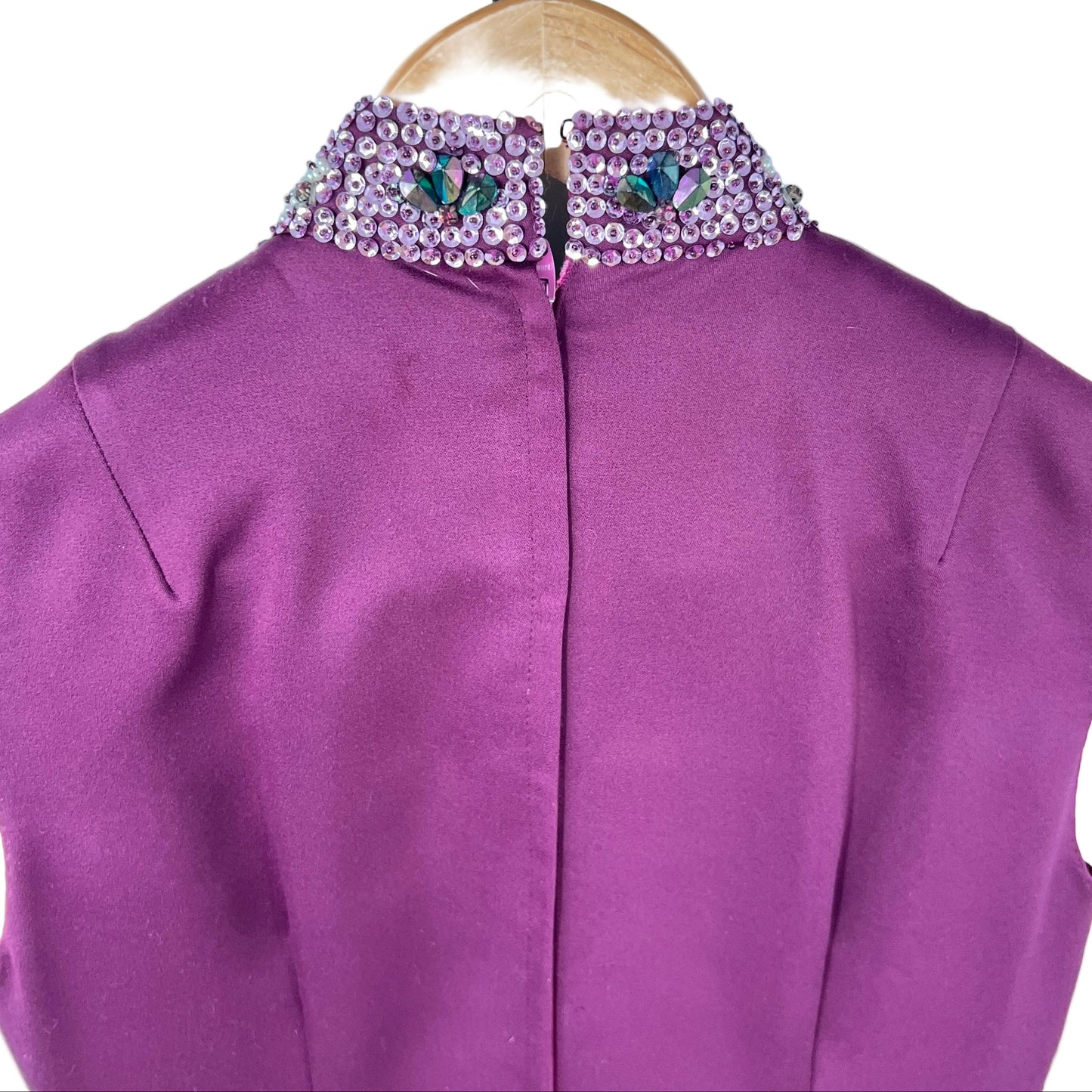 Vintage Cheonsang Intricate Embelish Dress/Tunic Purple