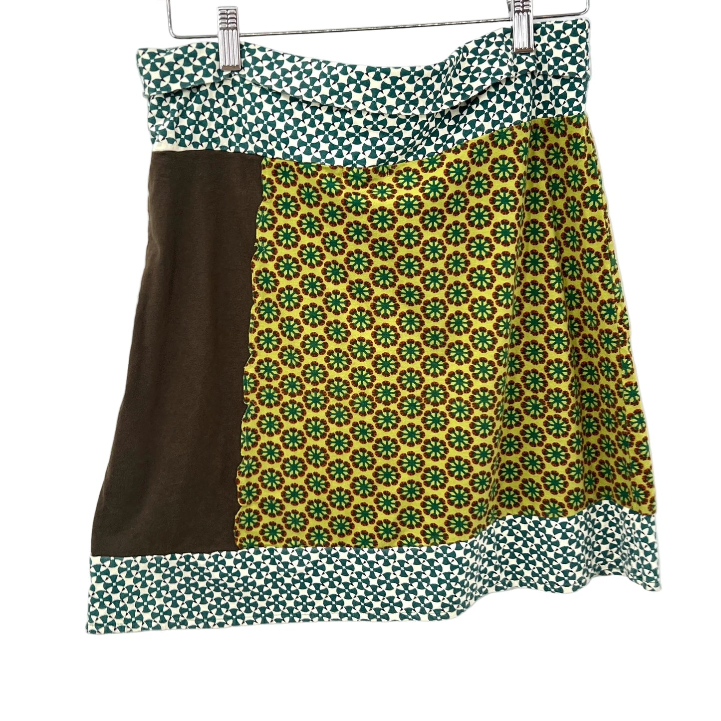 Za Zen Rolling - Cinch Waist Boho Mini skirt