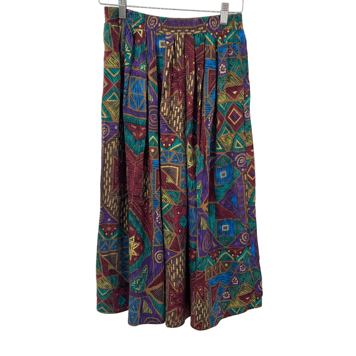 Vintage Collections Bold Print Midi Skirt