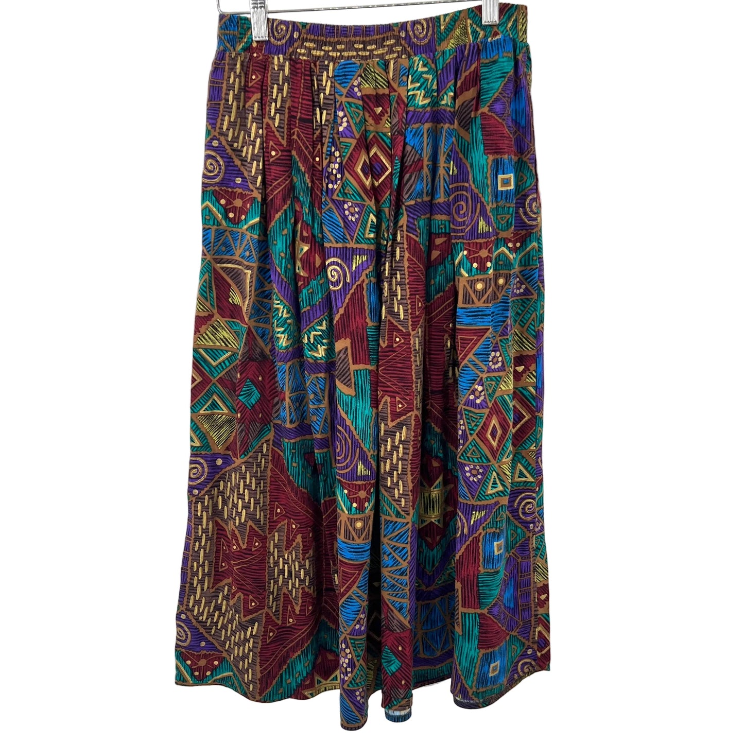 Vintage Collections Bold Print Midi Skirt