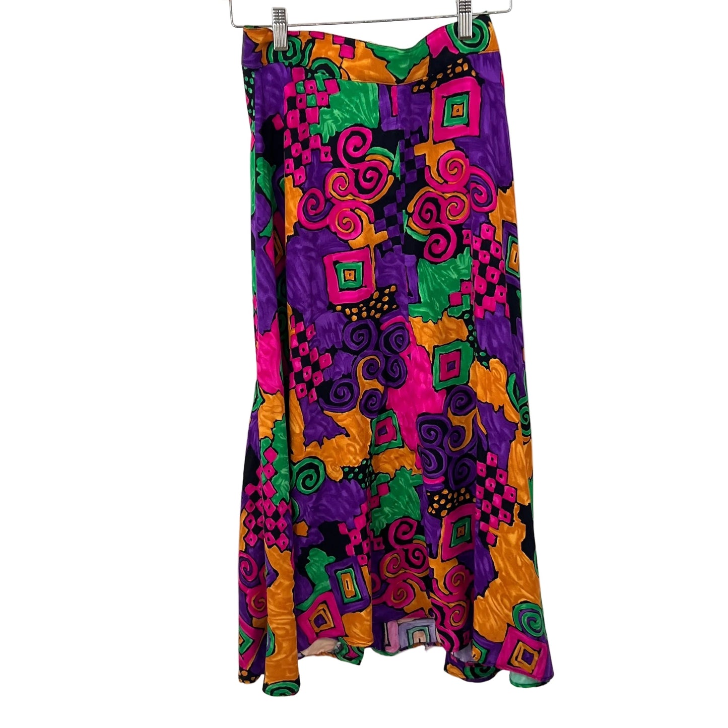 Vintage XXVI Bold Print Midi Skirt