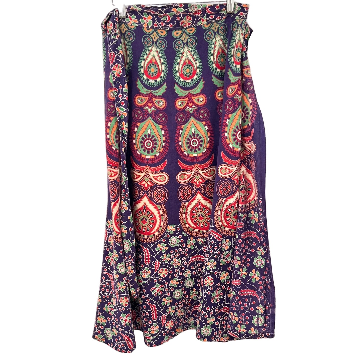 Unbranded Cotton Boho Wrap Maxi Skirt