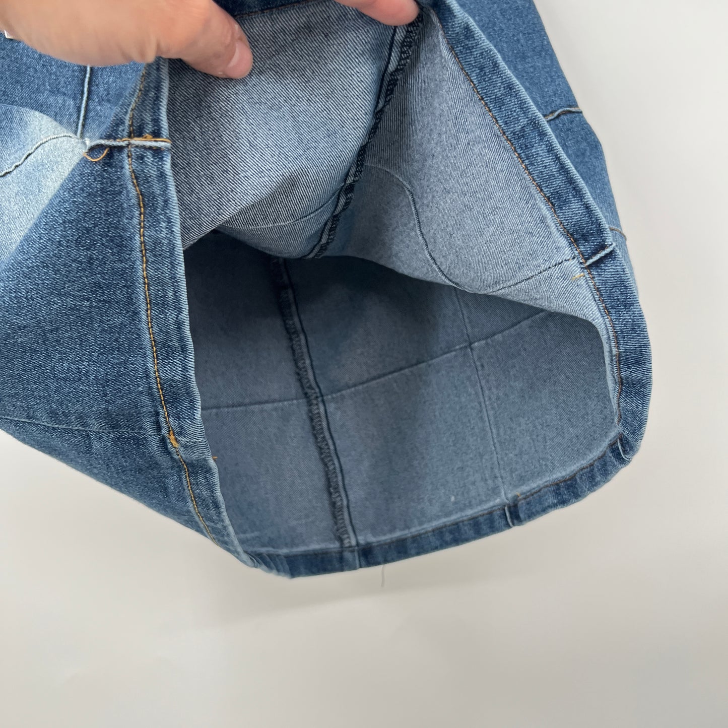 Y2K Santa Barbara Denim Mini Skirt