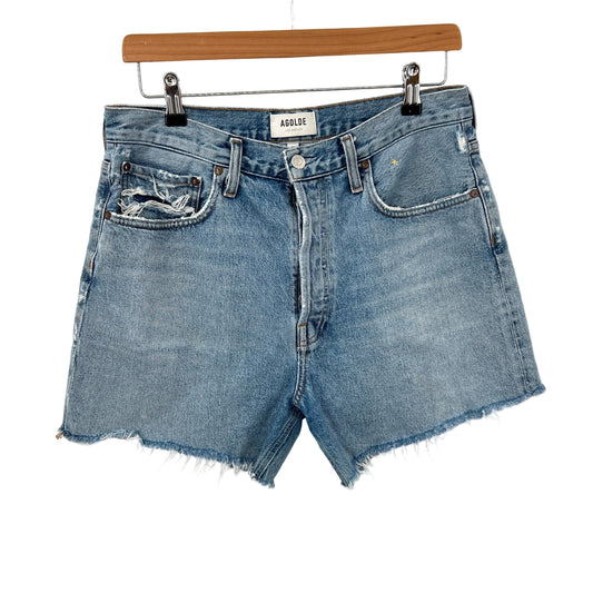 Agolde Riley Denim High Waist Shorts