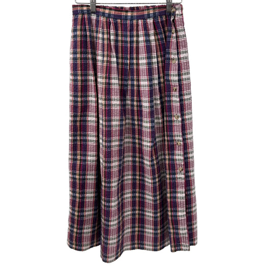 Vintage Cambell Cotton Plaid Skirt