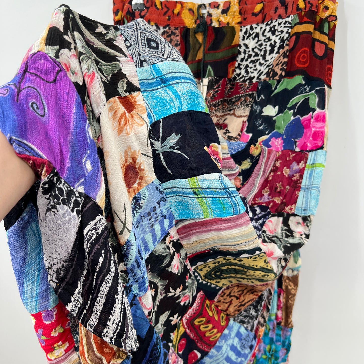 Vintage Unbranded Patchwork Maxi Skirt