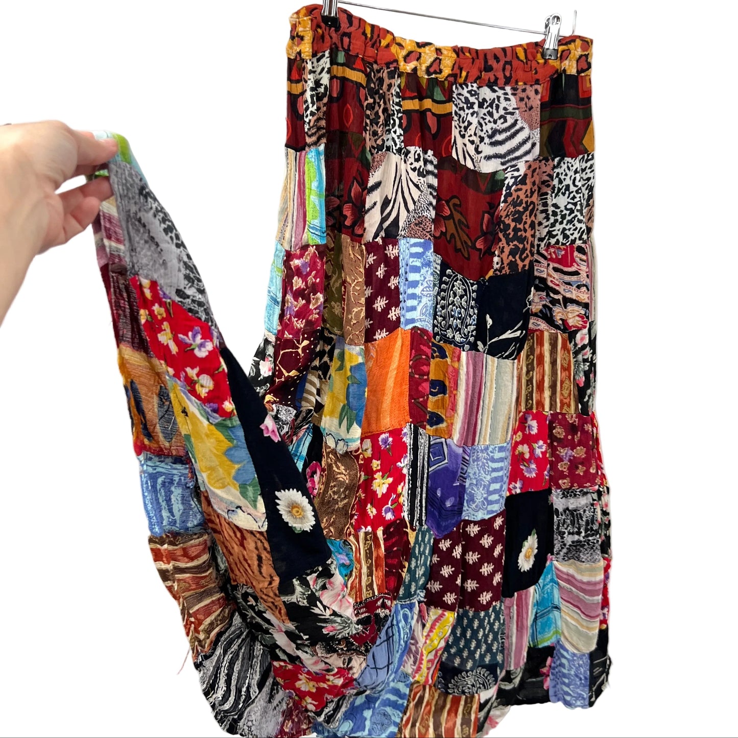 Vintage Unbranded Patchwork Maxi Skirt