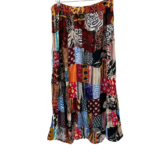 Vintage Unbranded Patchwork Maxi Skirt