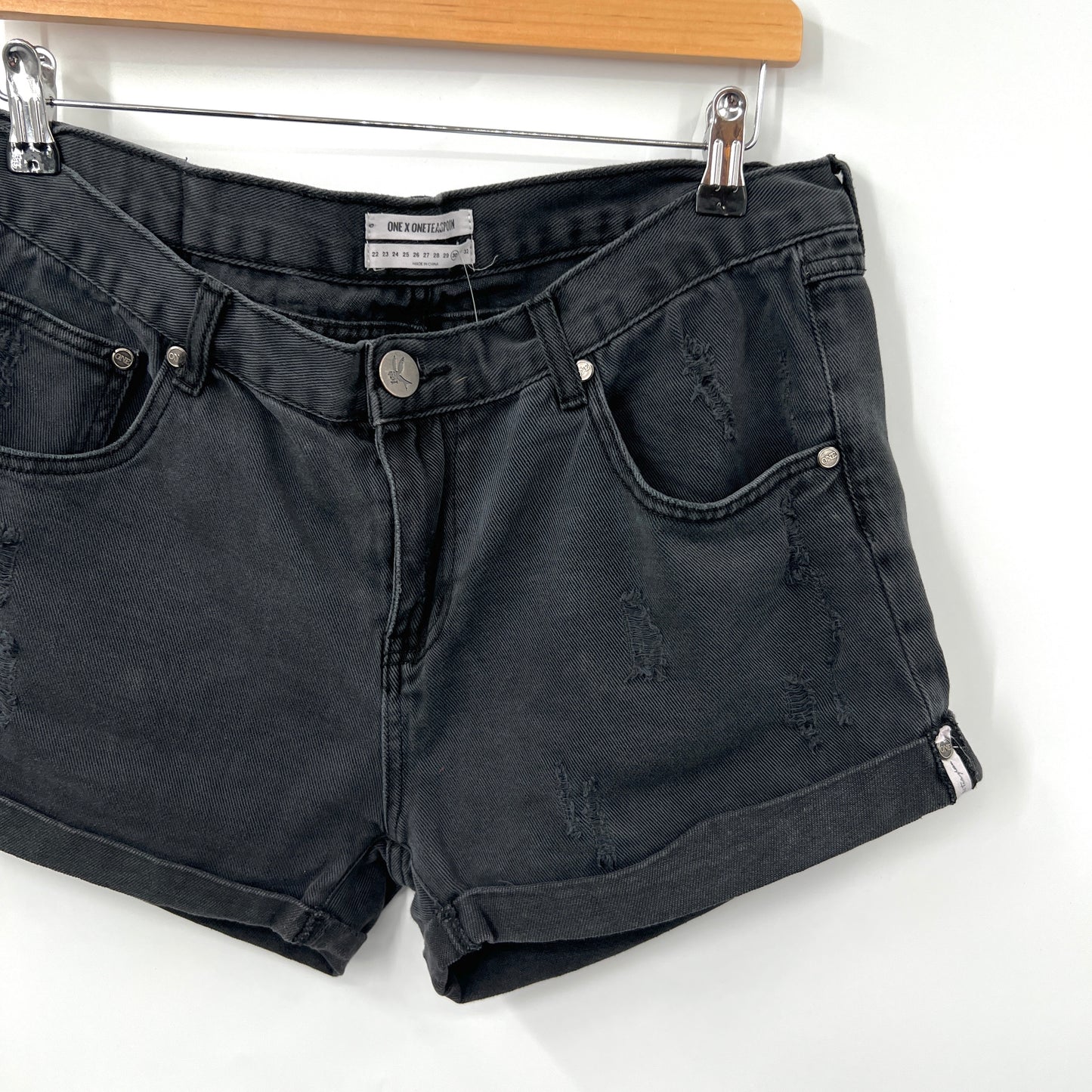 Oneteaspoon Faded Distressed Shorts