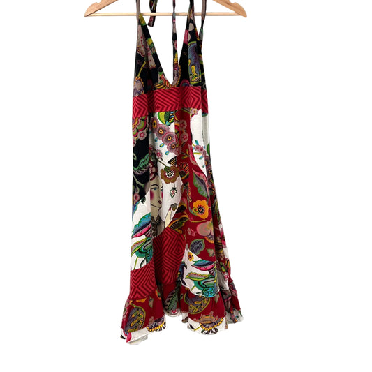 Desigual Fully Printed Halter Mini Dress
