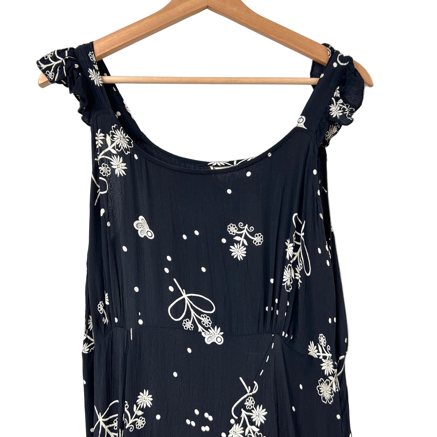 Vintage April Cornell Floral Marmeid Maxi Dress