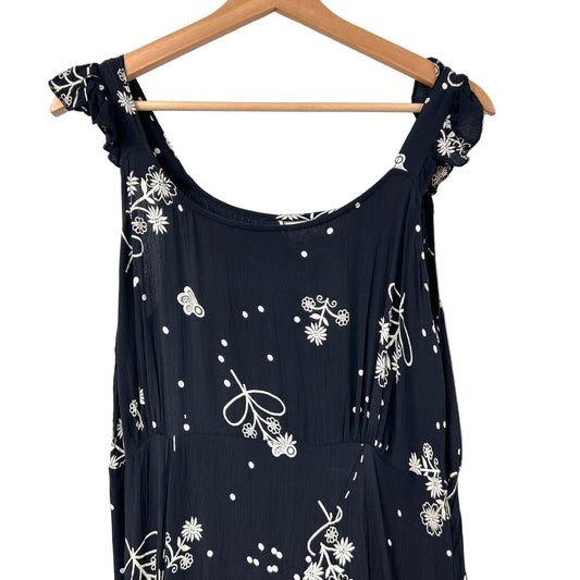 Vintage April Cornell Floral Marmeid Maxi Dress