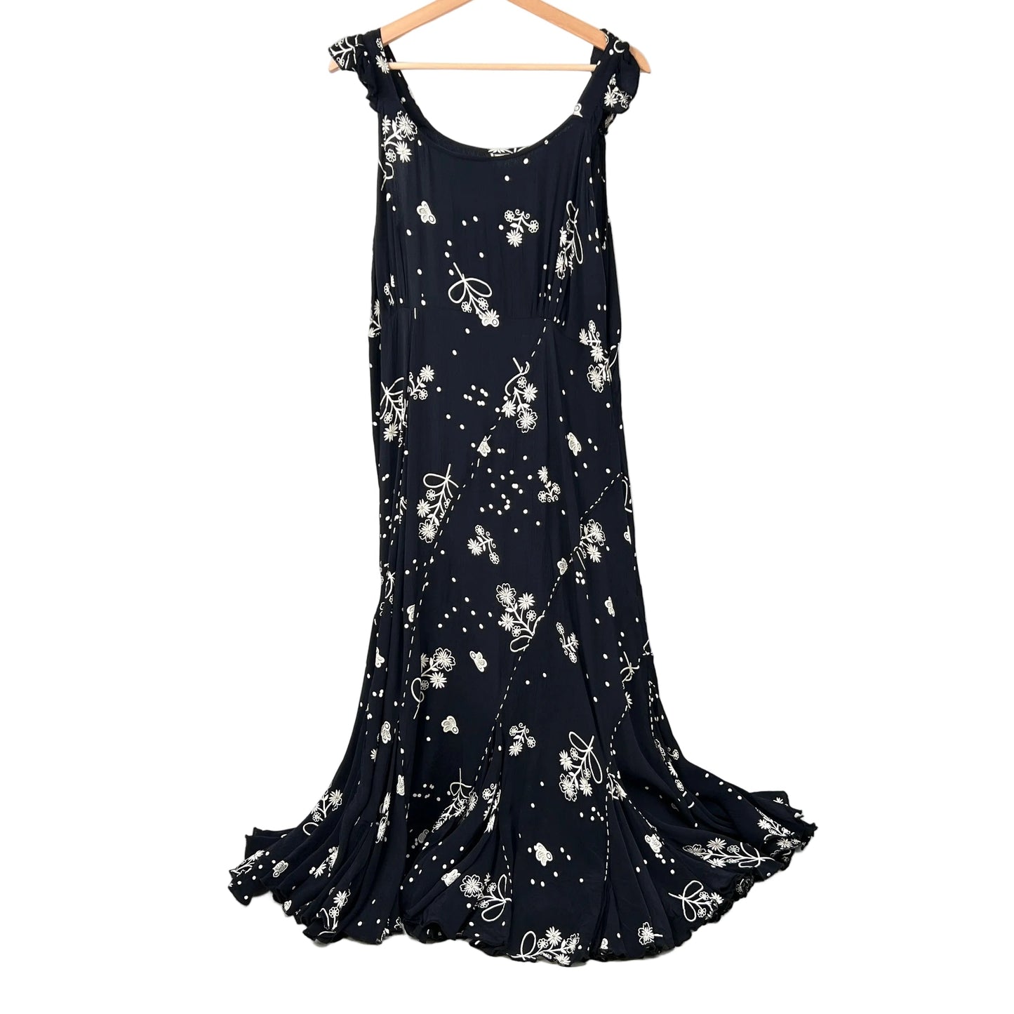 Vintage April Cornell Floral Marmeid Maxi Dress