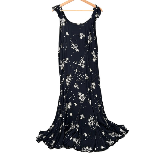 Vintage April Cornell Floral Marmeid Maxi Dress