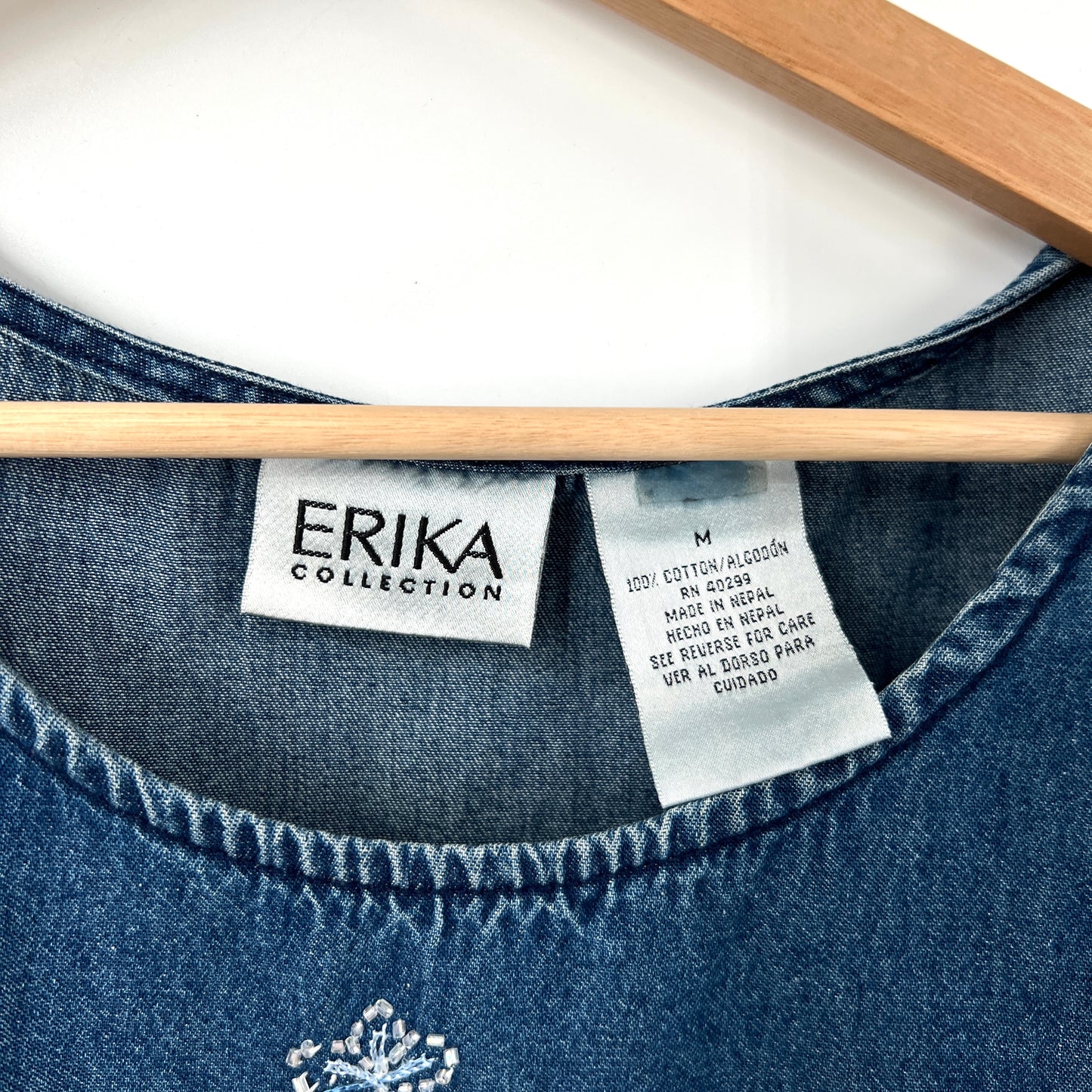Erika Denim Maxi Dress