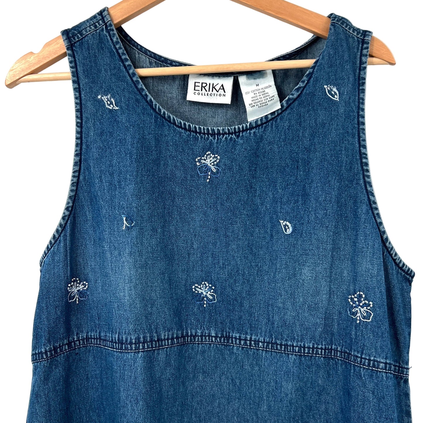 Erika Denim Maxi Dress