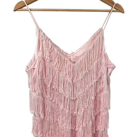 Vintage Fringed Jazz Style Mini Dress