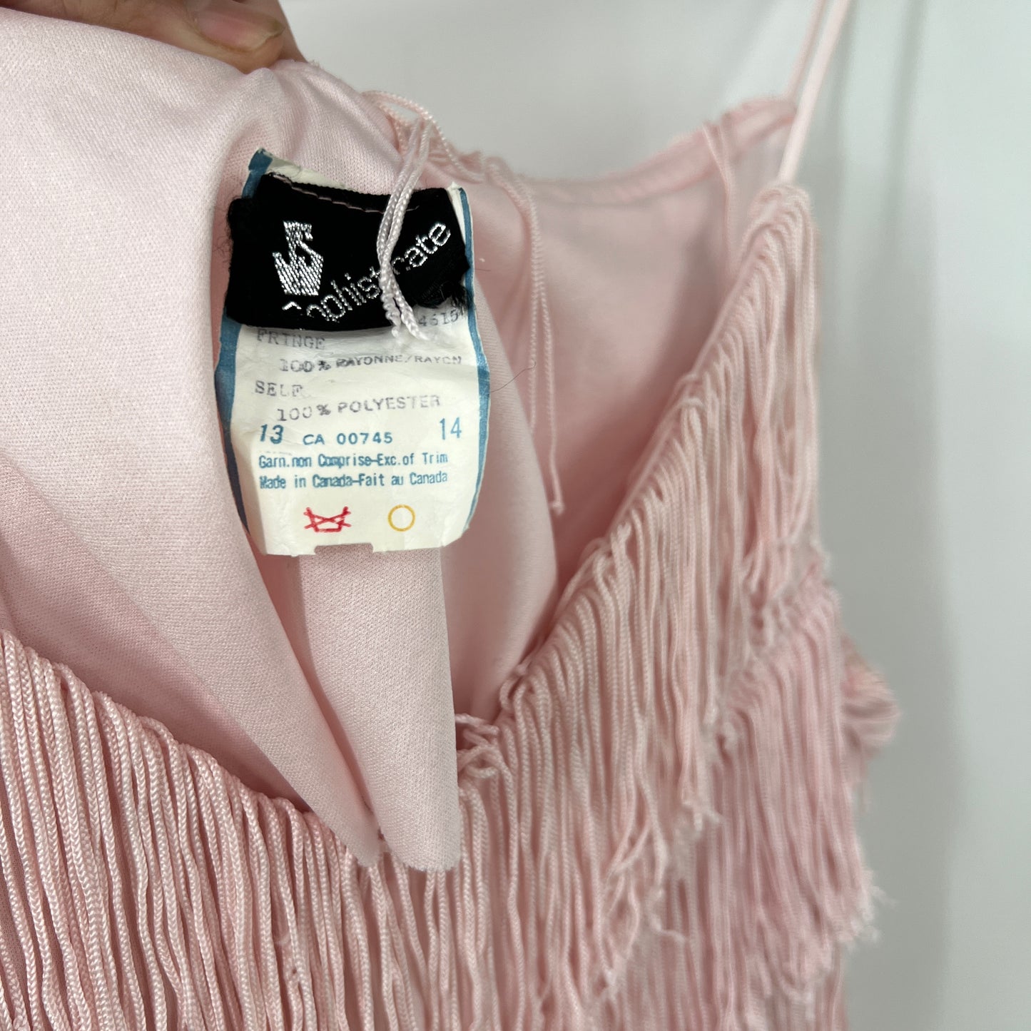 Vintage Fringed Jazz Style Mini Dress