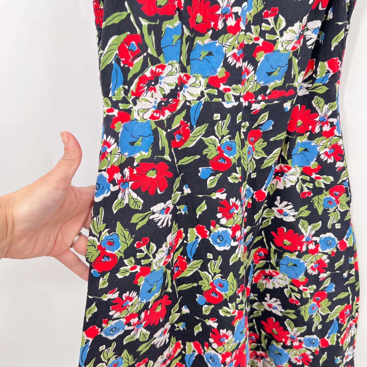 Vintage Caron Floral Summer Dress