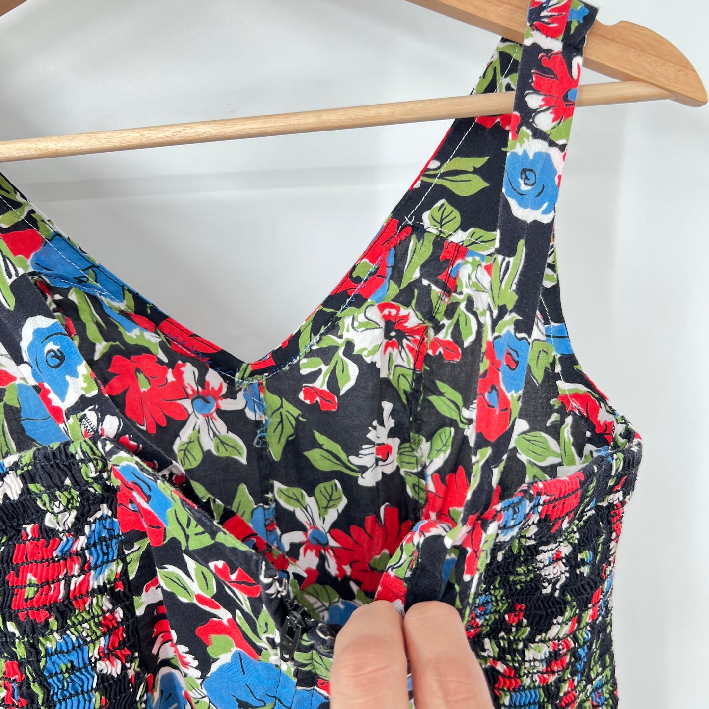 Vintage Caron Floral Summer Dress