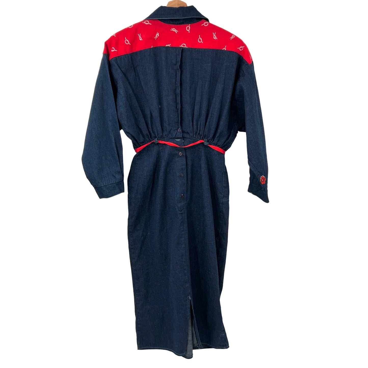 Vintage Denim Western Dress