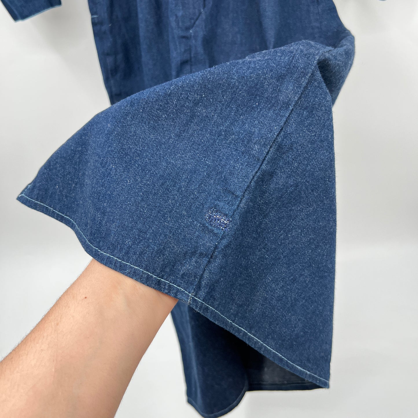 Vintage Denim Western Dress