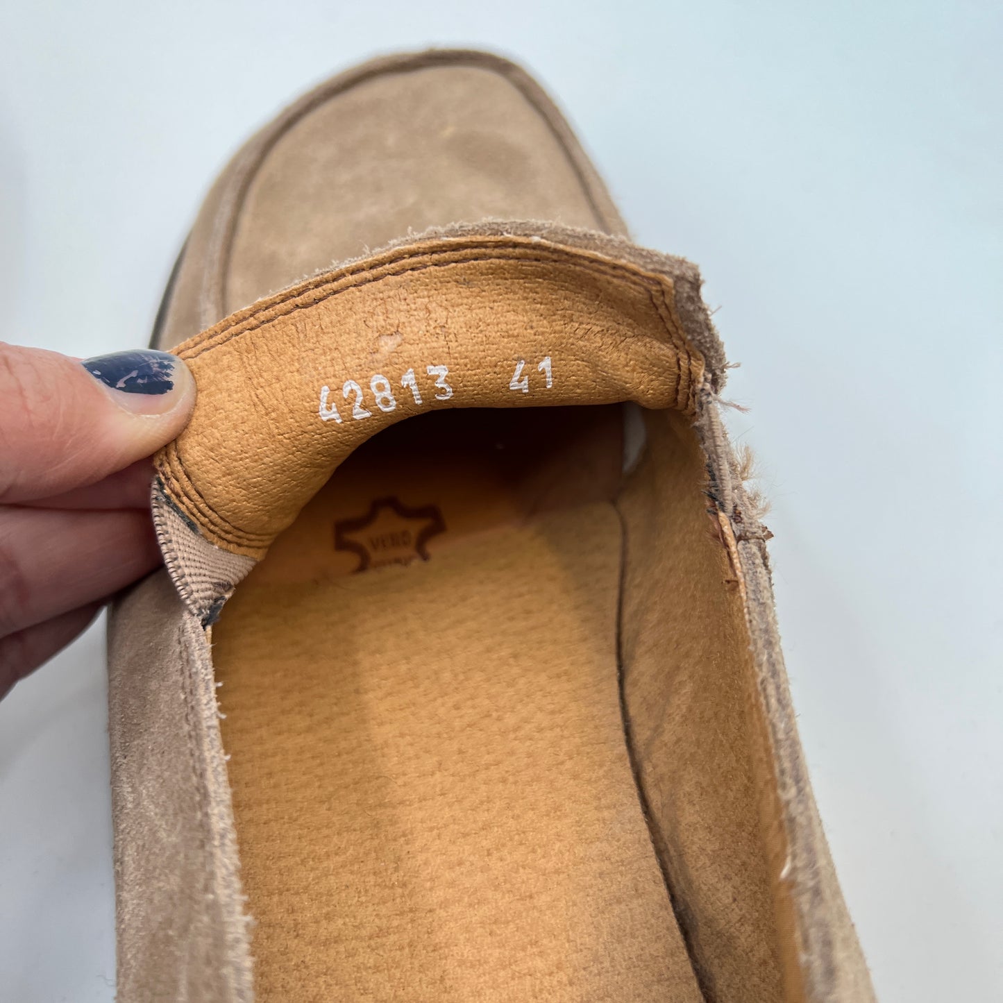 Vintage Pegabo Suede Leather Shoes