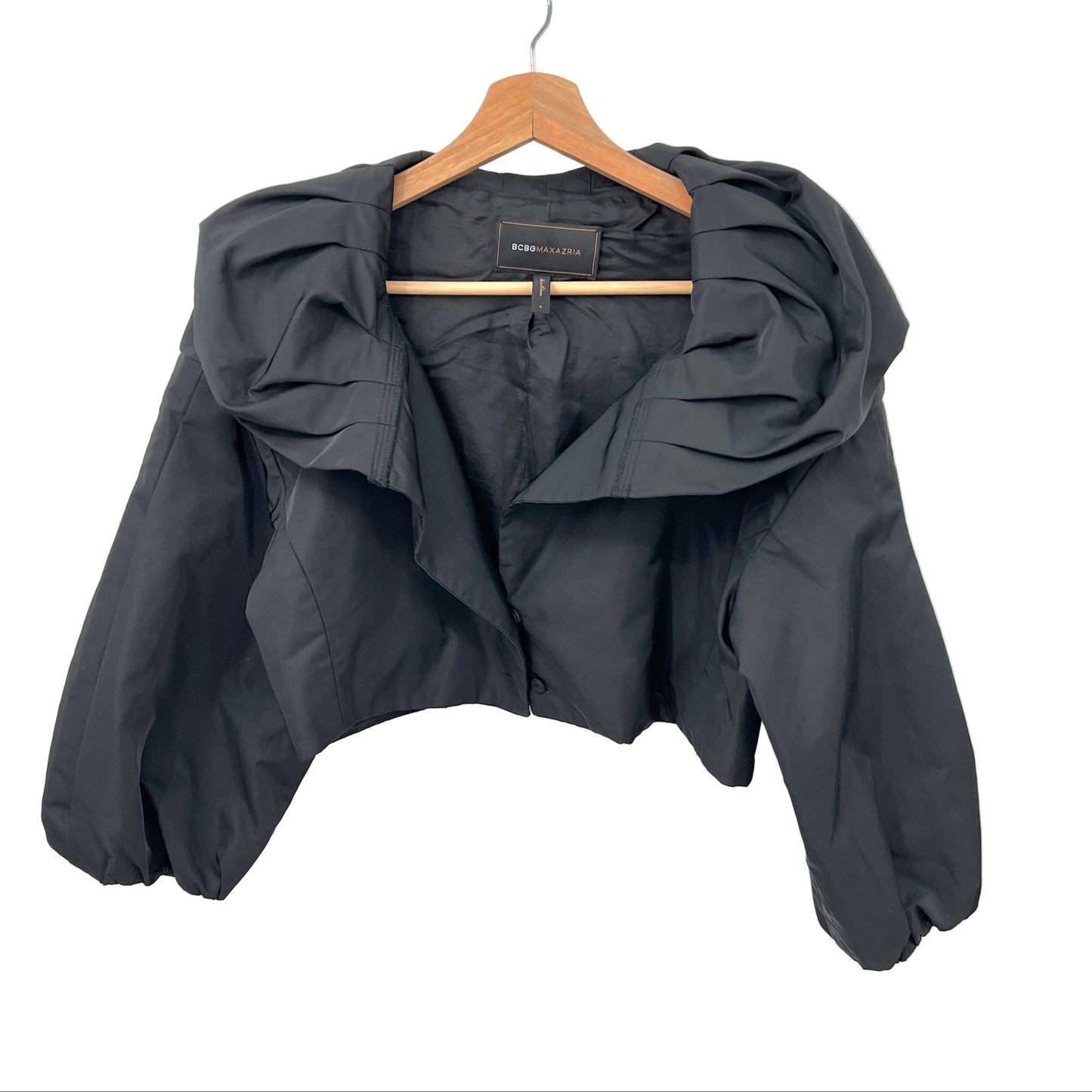 BCBG Maxazria Collared Cropped Blazer