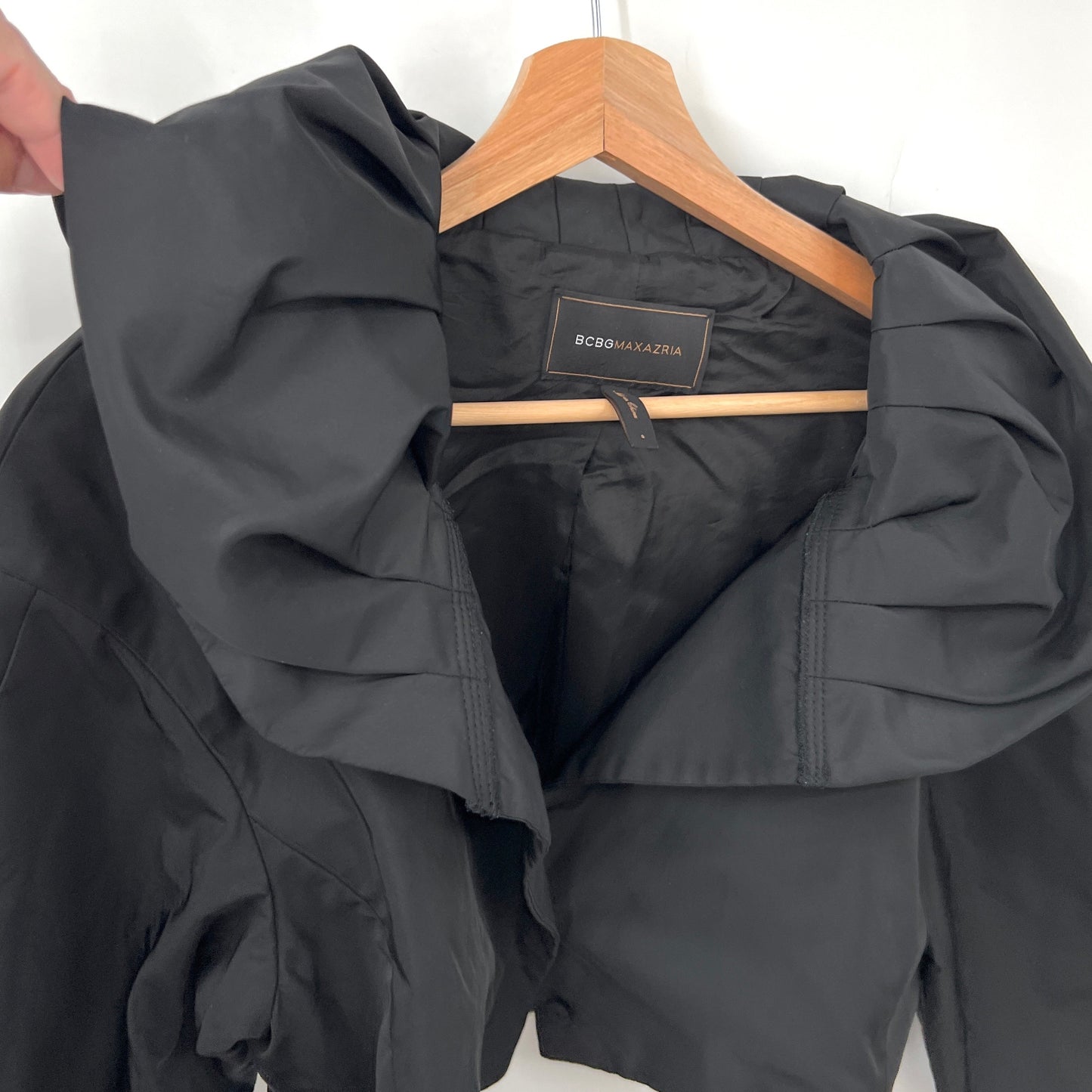 BCBG Maxazria Collared Cropped Blazer