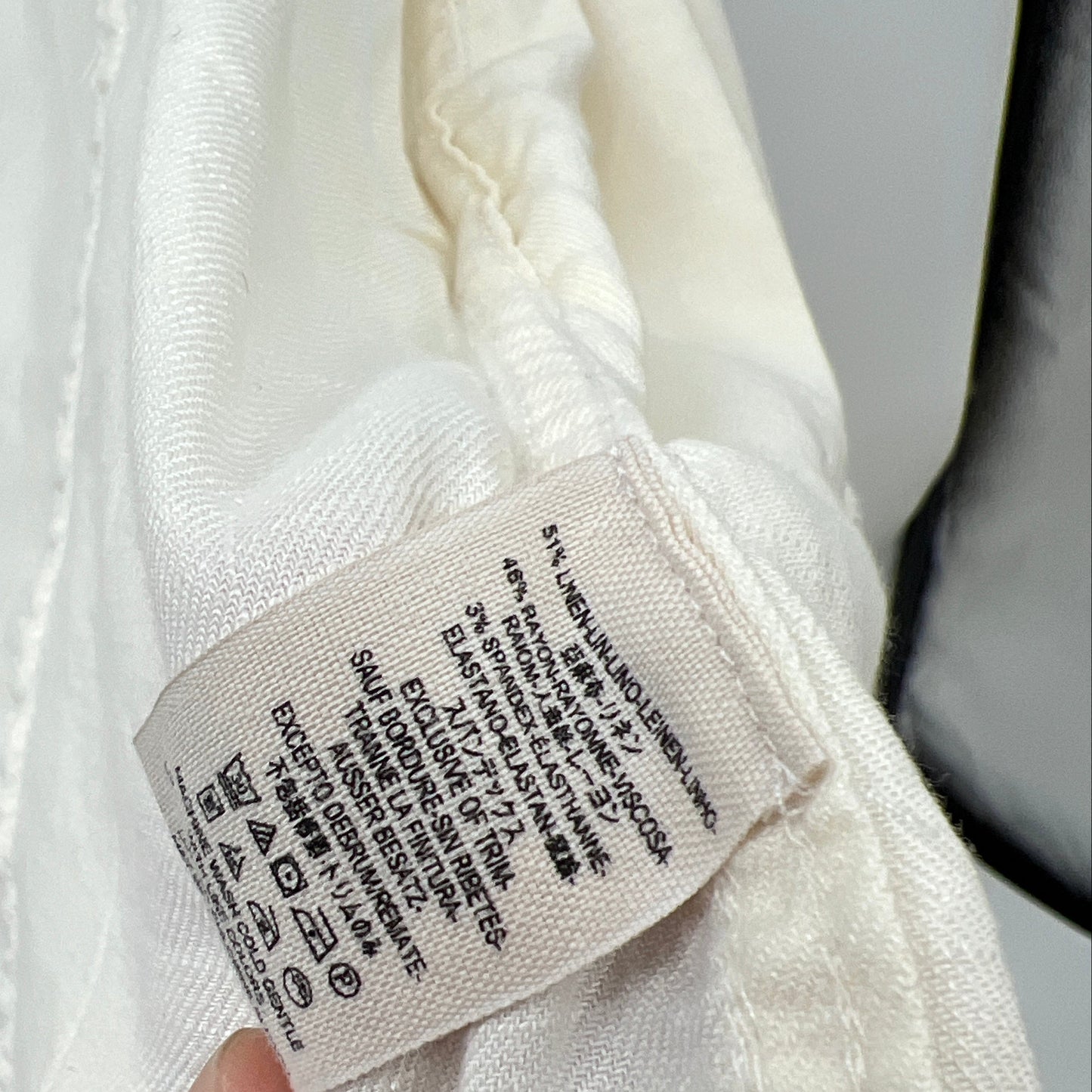 Free People Linen Blend Open Blazer