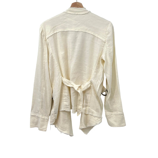 Free People Linen Blend Open Blazer