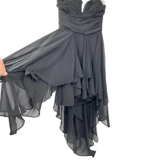 Y2K Le Chateau Strapless Sweatheart Neckline Midi Dress