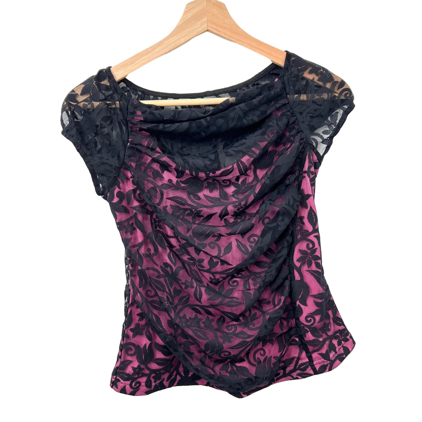 Vintage Bellessa Lace Asymmetrical Skirt & Top SET