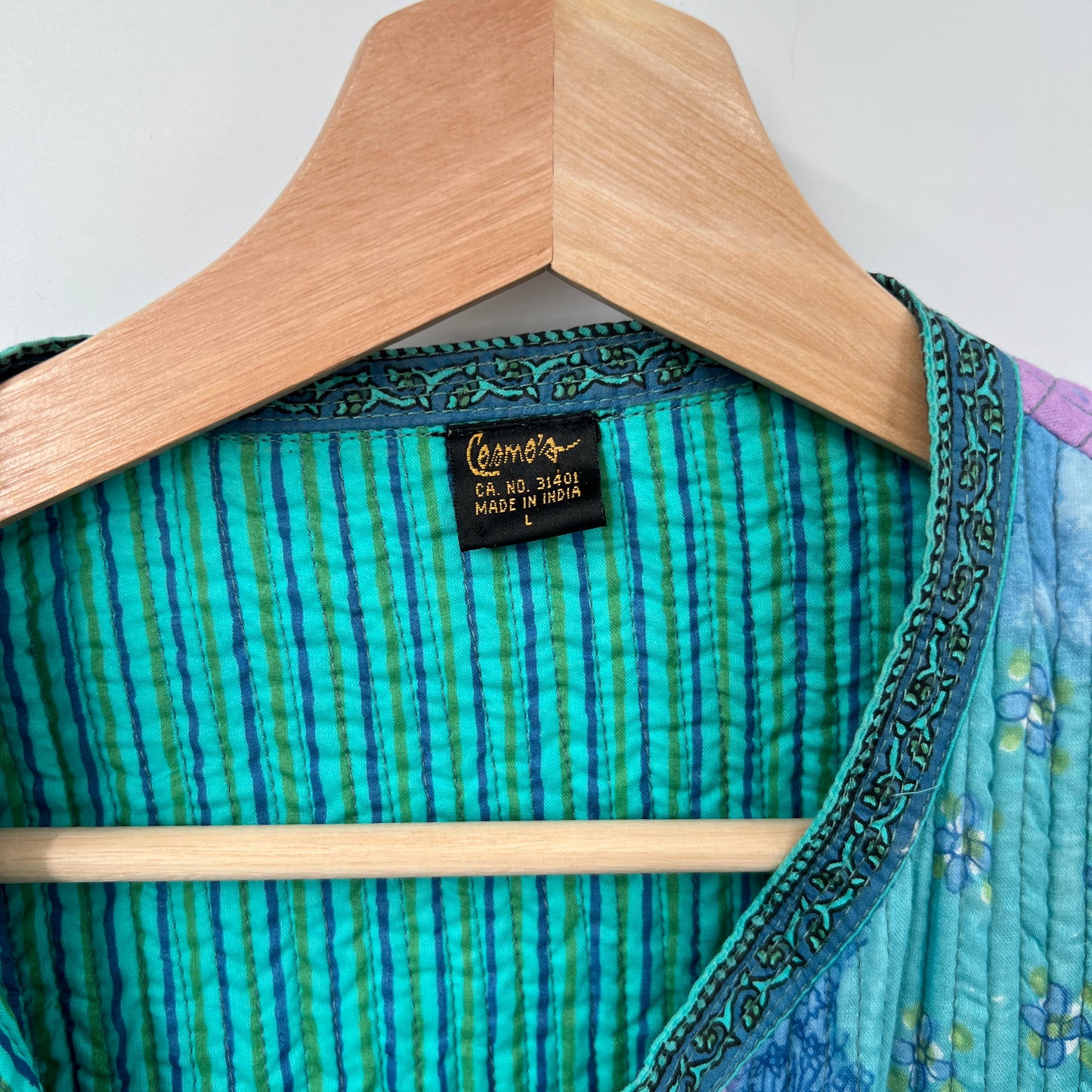 Cosmo's Cotton Quilted Reversible Coat Jacket