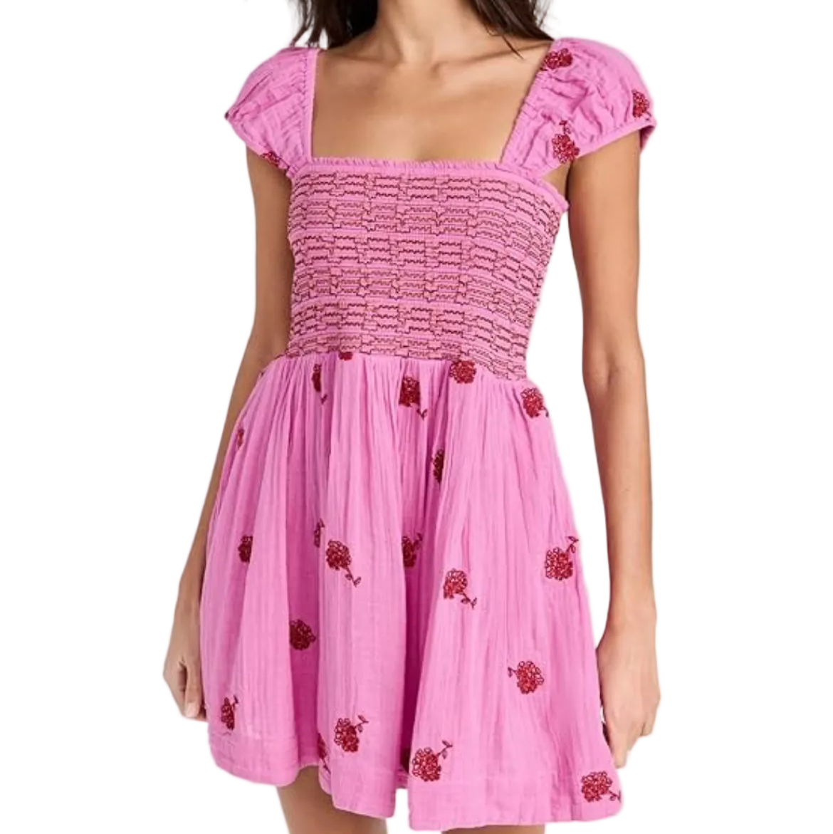 NWT Free People Tory Cotton Mini Dress
