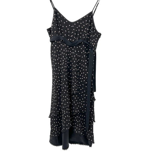Y2K Pure Silk Polka Dots Midi Dress