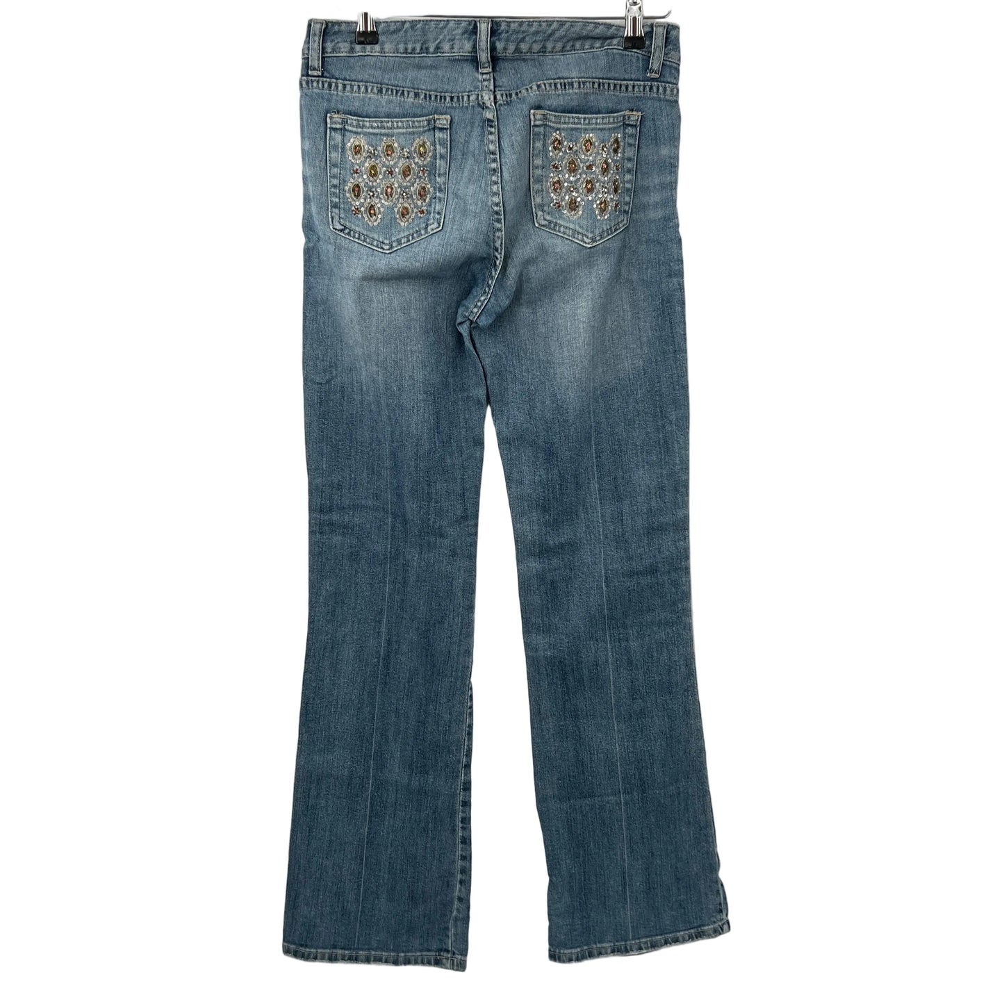 Y2K Castro Low Rise Embelished Pocket Jeans