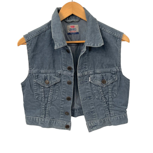Vintage 90s Levi's Corduroy Cropped Vest