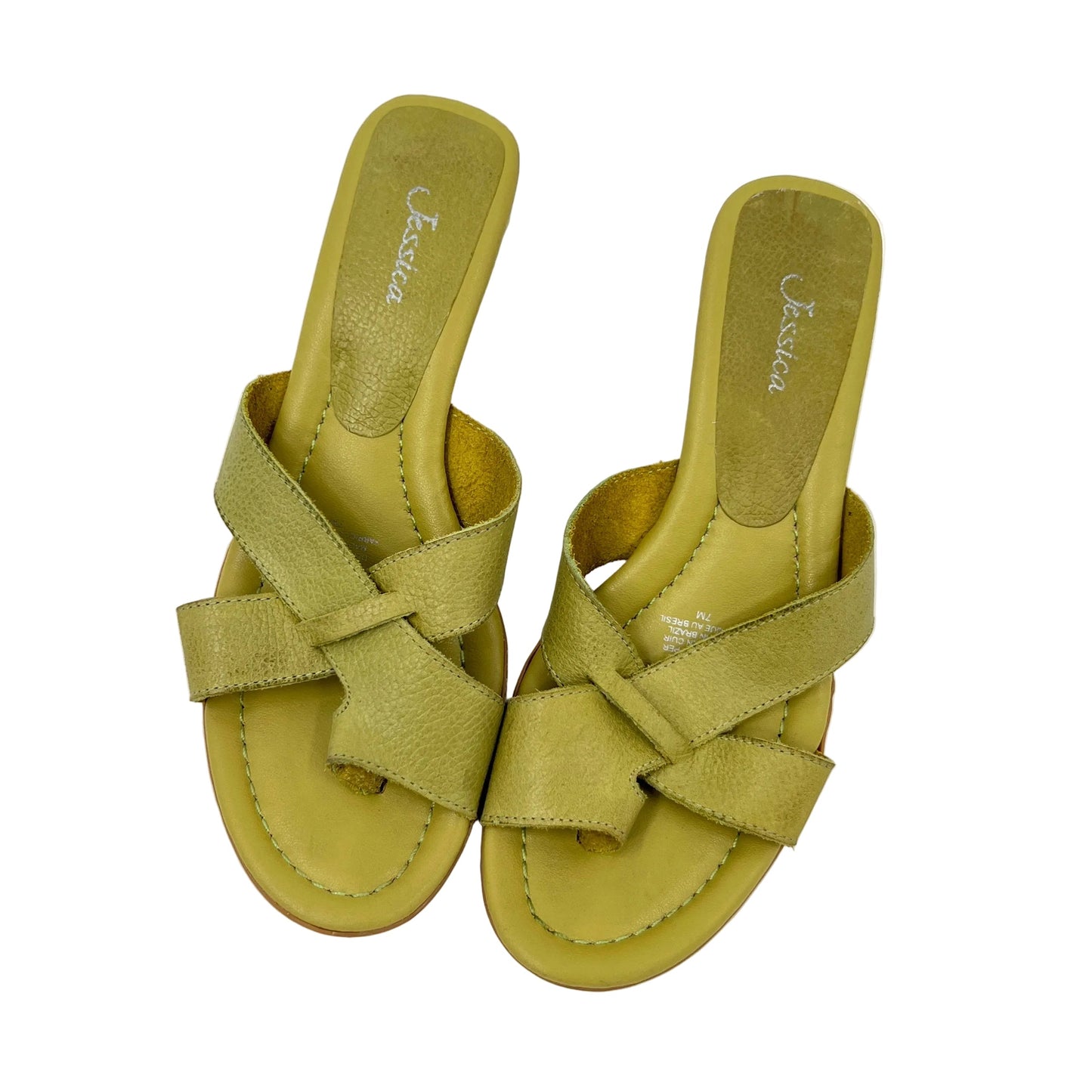 Y2K Jessica Leather Sandals