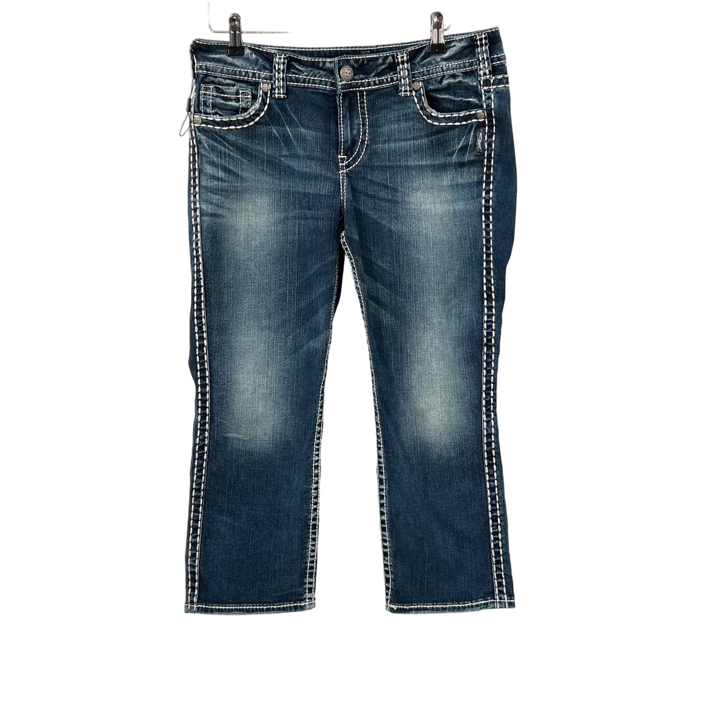 Silver Jeans Suki Mid Rise Capri Jeans