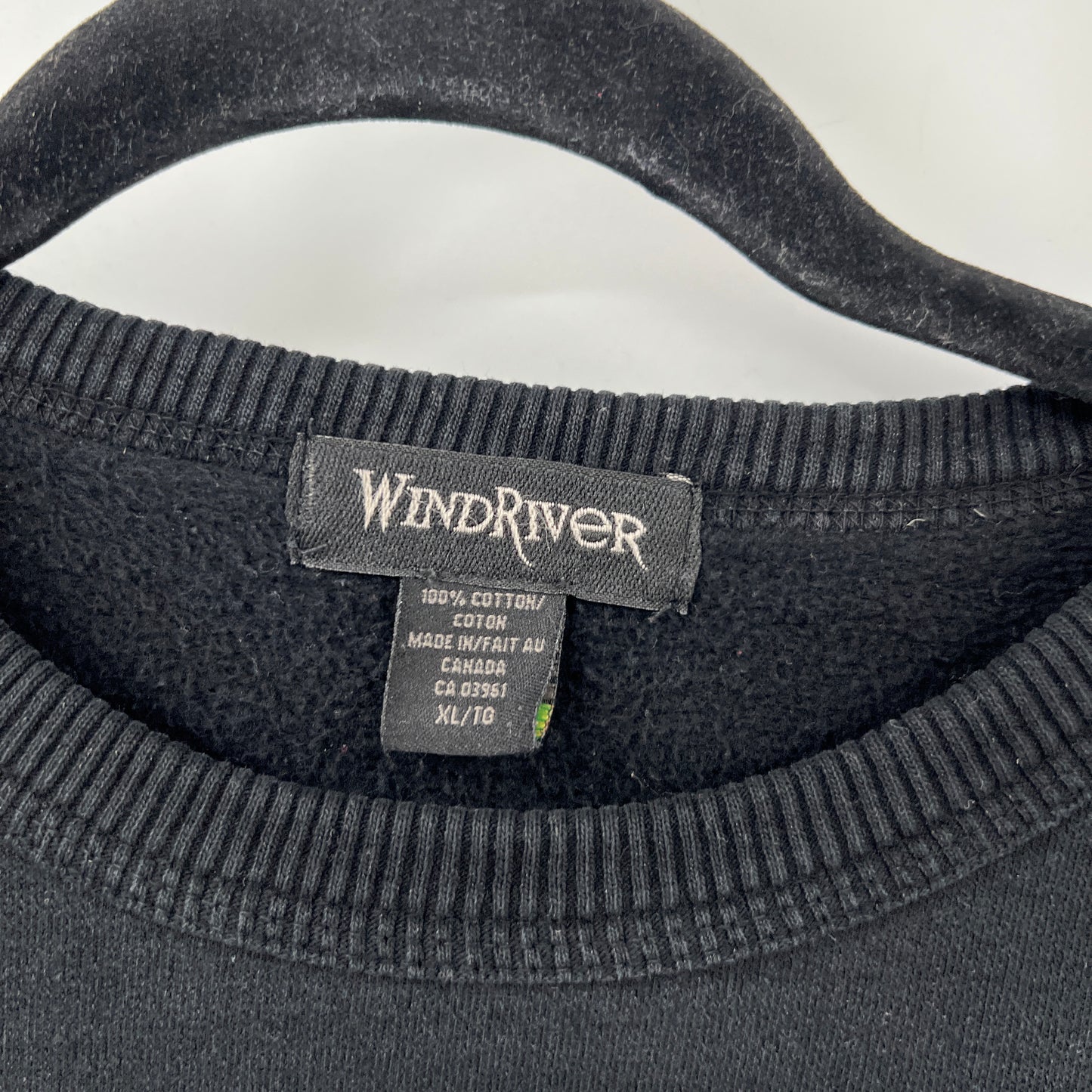 Vintage Windriver Blank Cotton Crewneck