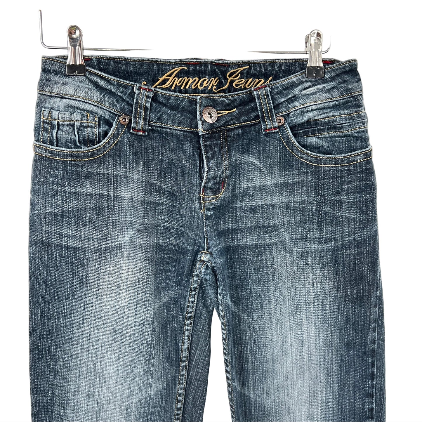 Y2K Armor Low Rise Flare Jeans