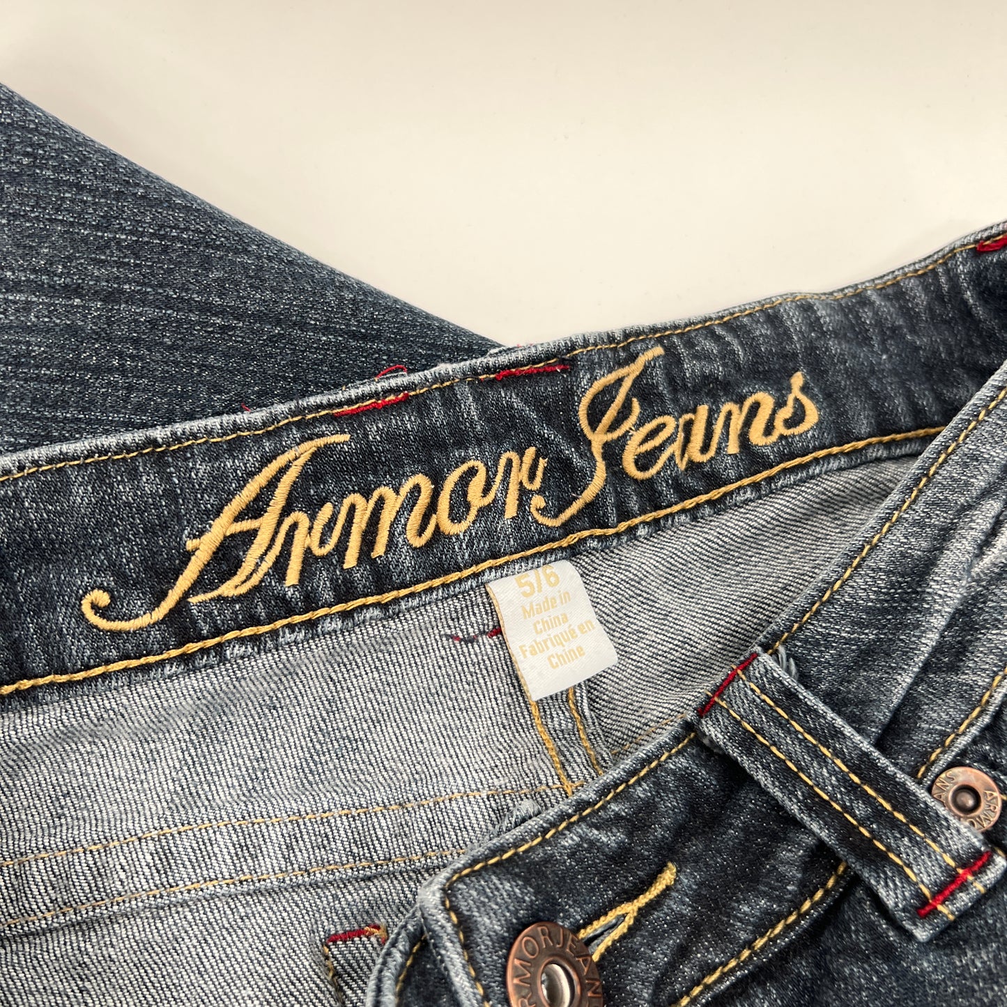 Y2K Armor Low Rise Flare Jeans