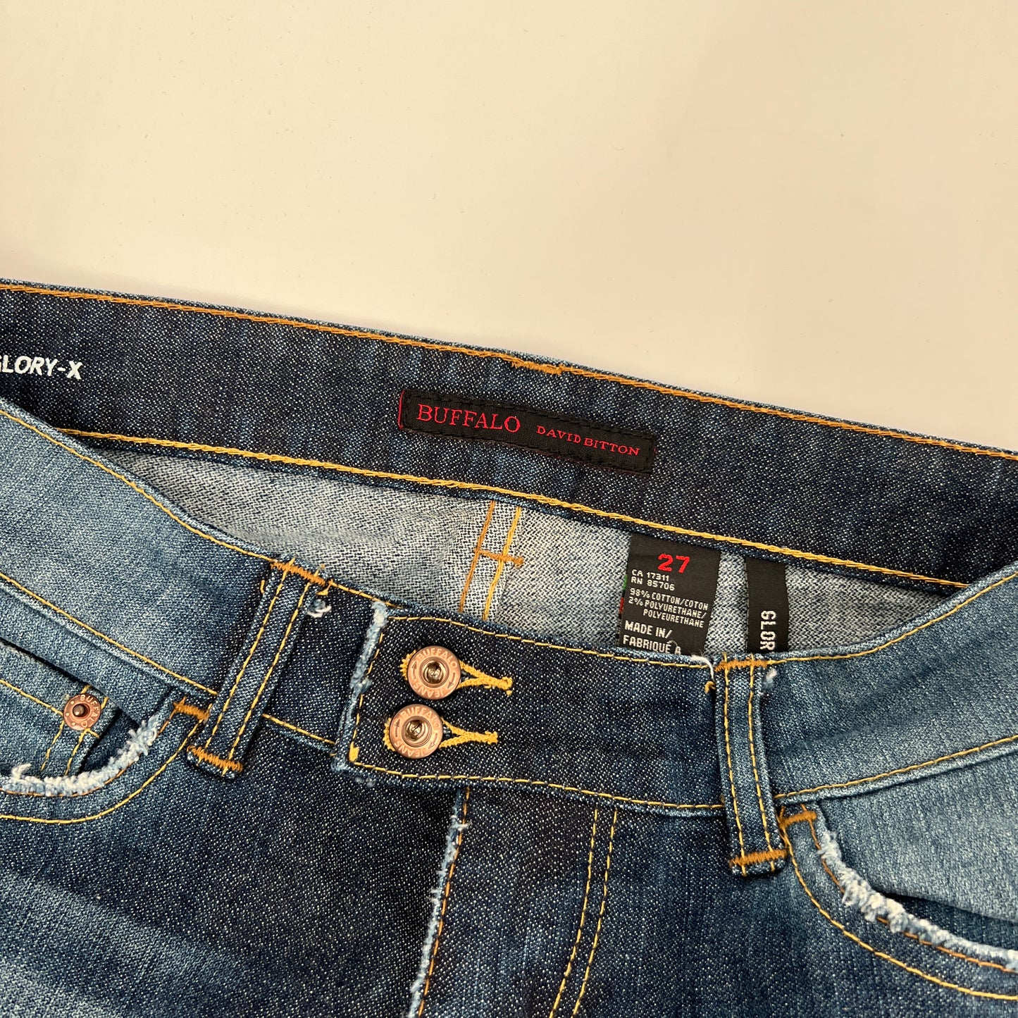Y2K Buffalo David Low Rise Boot Cut Jeans